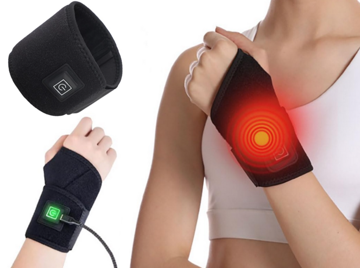 Vyhřívací bandáž na zápěstí USB